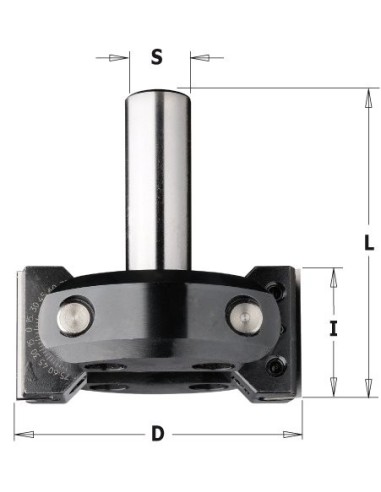 663.201.11 Głowica CNC reg. D85 I39,5Dmax102  A-45 - +90  L92 RH