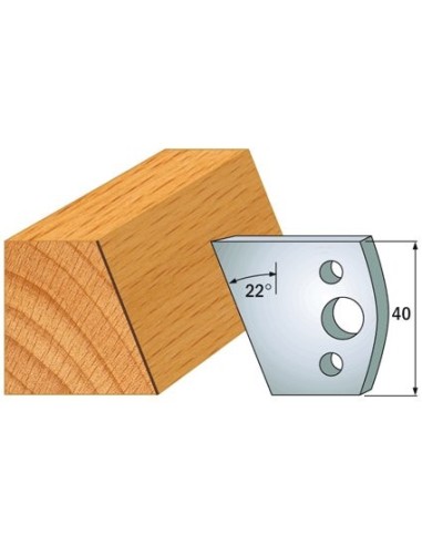 690.001 Para noży HSS 40x4 mm