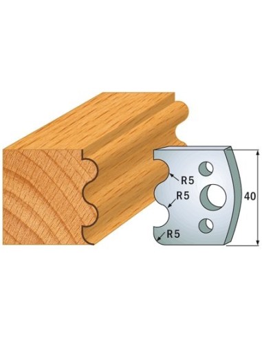 690.006 Para noży HSS 40x4 mm