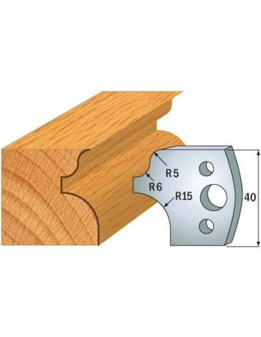 690.011 Para noży HSS 40x4 mm