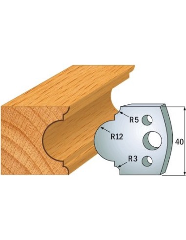 690.018 Para noży HSS 40x4 mm