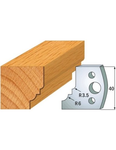690.019 Para noży HSS 40x4 mm