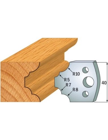690.022 Para noży HSS 40x4 mm