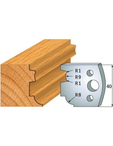 690.026 Para noży HSS 40x4 mm