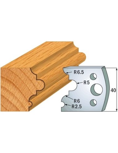 690.036 Para noży HSS 40x4 mm
