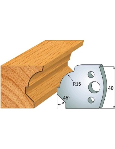 690.037 Para noży HSS 40x4 mm