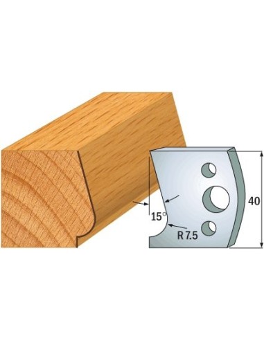 690.038 Para noży HSS 40x4 mm