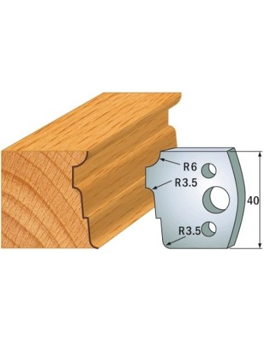 690.039 Para noży HSS 40x4 mm