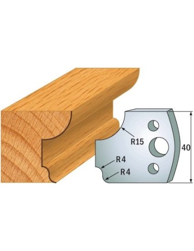 690.043 Para noży HSS 40x4 mm