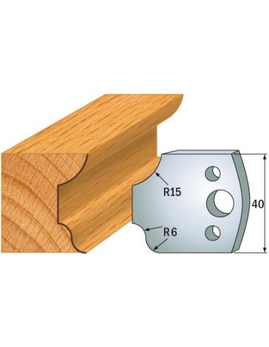 690.044 Para noży HSS 40x4 mm