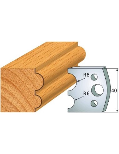 690.051 Para noży HSS 40x4 mm