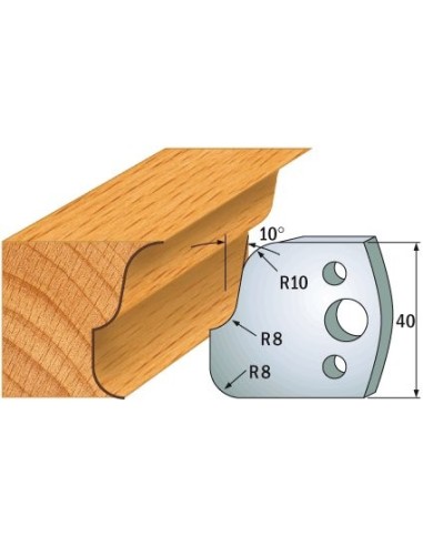 690.059 Para noży HSS 40x4 mm