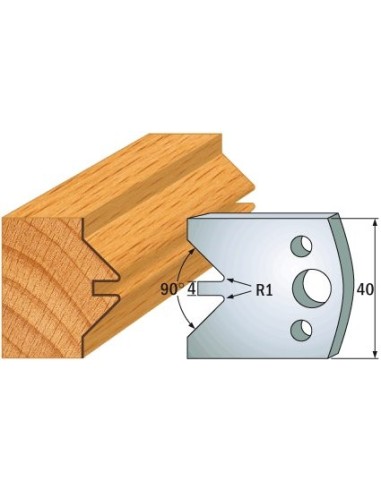 690.071 Para noży HSS 40x4 mm