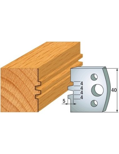 690.075 Para noży HSS 40x4 mm