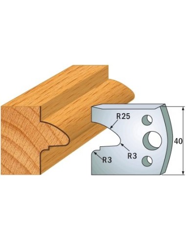 690.078 Para noży HSS 40x4 mm