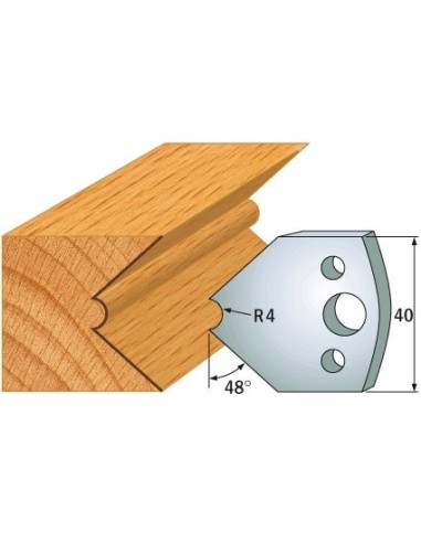 690.080 Para noży HSS 40x4 mm