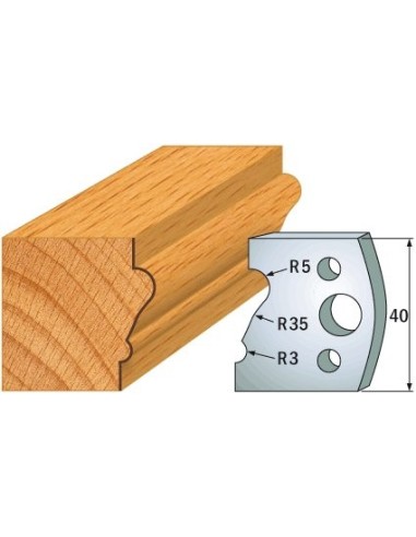 690.081 Para noży HSS 40x4 mm