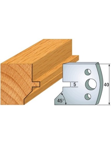 690.083 Para noży HSS 40x4 mm