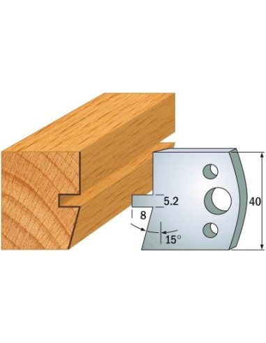 690.086 Para noży HSS 40x4 mm