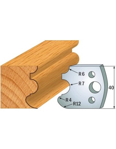 690.088 Para noży HSS 40x4 mm