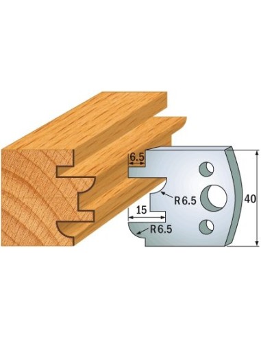 690.096 Para noży HSS 40x4 mm