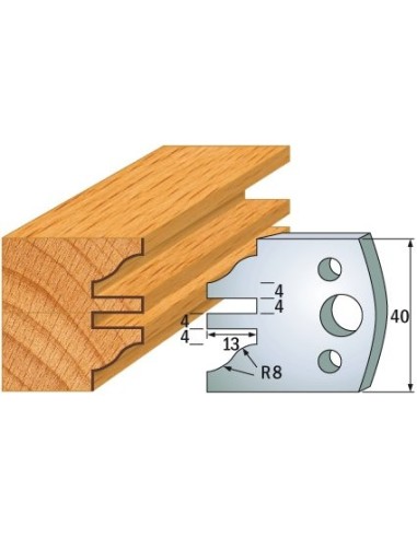 690.097 Para noży HSS 40x4 mm