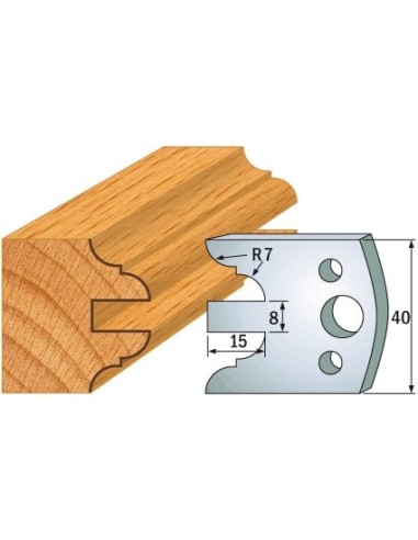 690.098 Para noży HSS 40x4 mm
