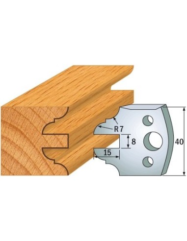 690.099 Para noży HSS 40x4 mm