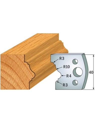 690.102 Para noży HSS 40x4 mm