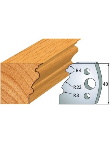 690.103 Para noży HSS 40x4 mm