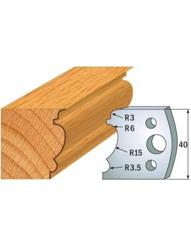 690.104 Para noży HSS 40x4 mm