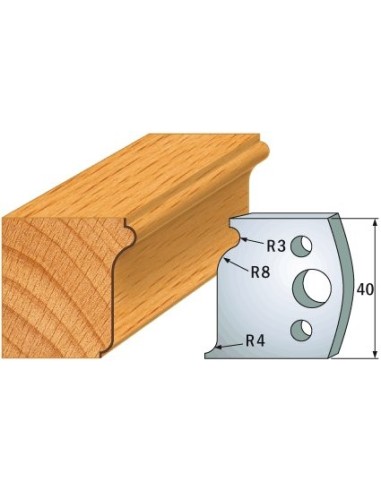 690.110 Para noży HSS 40x4 mm