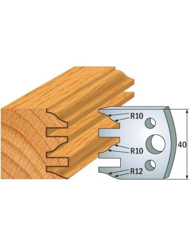 690.124 Para noży HSS 40x4 mm