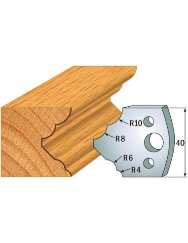 690.125 Para noży HSS 40x4 mm