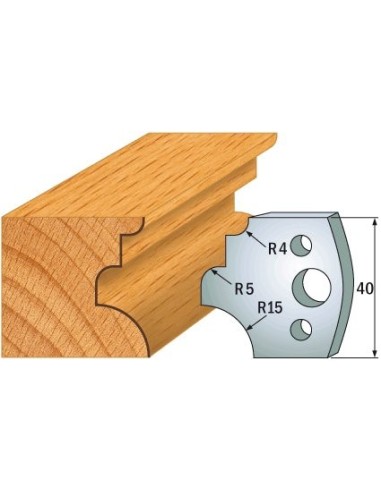 690.129 Para noży HSS 40x4 mm