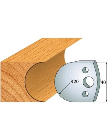 690.130 Para noży HSS 40x4 mm