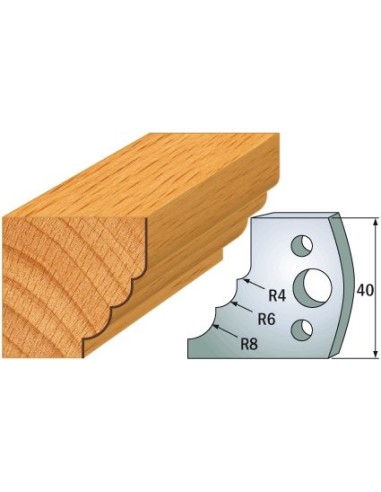690.132 Para noży HSS 40x4 mm