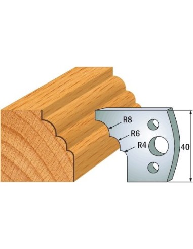 690.133 Para noży HSS 40x4 mm