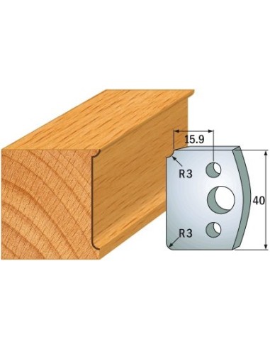 690.170 Para noży HSS 40x4 mm