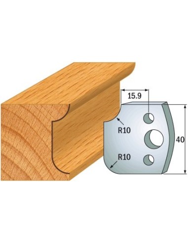 690.175 Para noży HSS 40x4 mm