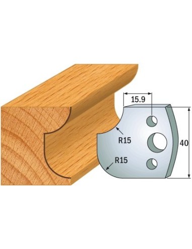 690.177 Para noży HSS 40x4 mm
