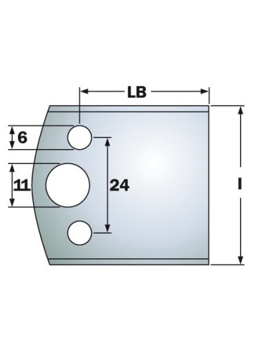 690.193 Para noży SP 40x32,5x4 mm