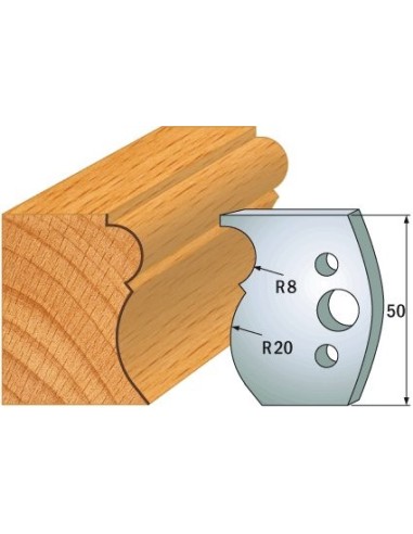 690.502 Para noży HSS 50x4 mm