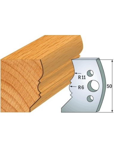690.503 Para noży HSS 50x4 mm