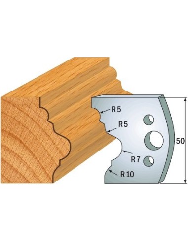 690.508 Para noży HSS 50x4 mm