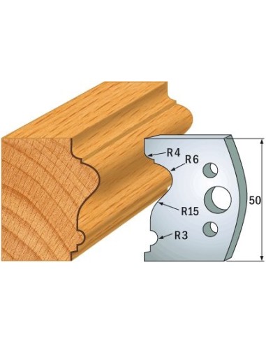 690.512 Para noży HSS 50x4 mm