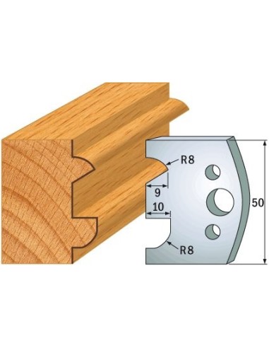 690.517 Para noży HSS 50x4 mm