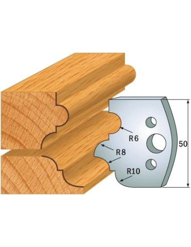 690.520 Para noży HSS 50x4 mm