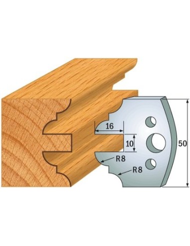 690.523 Para noży HSS 50x4 mm
