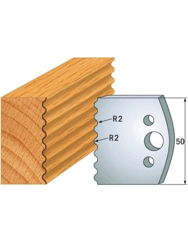 690.552 Para noży HSS 50x4 mm